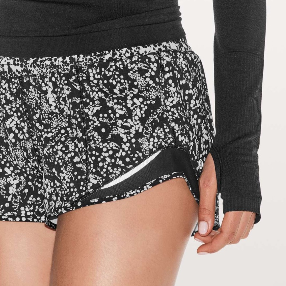 LULULEMON black hotty hot short ii